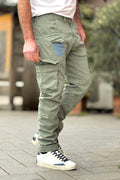 V2 PANTALONE CARGO CON TASCHINO JEANS