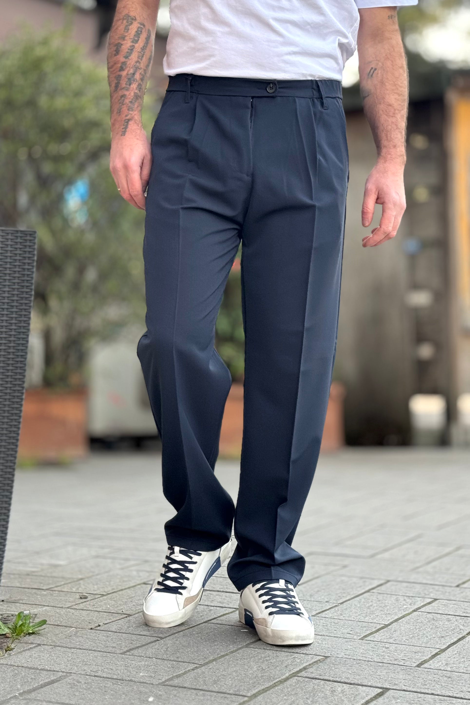 TELAMIRA PANTALONE REGULAR IN 5 COLORI