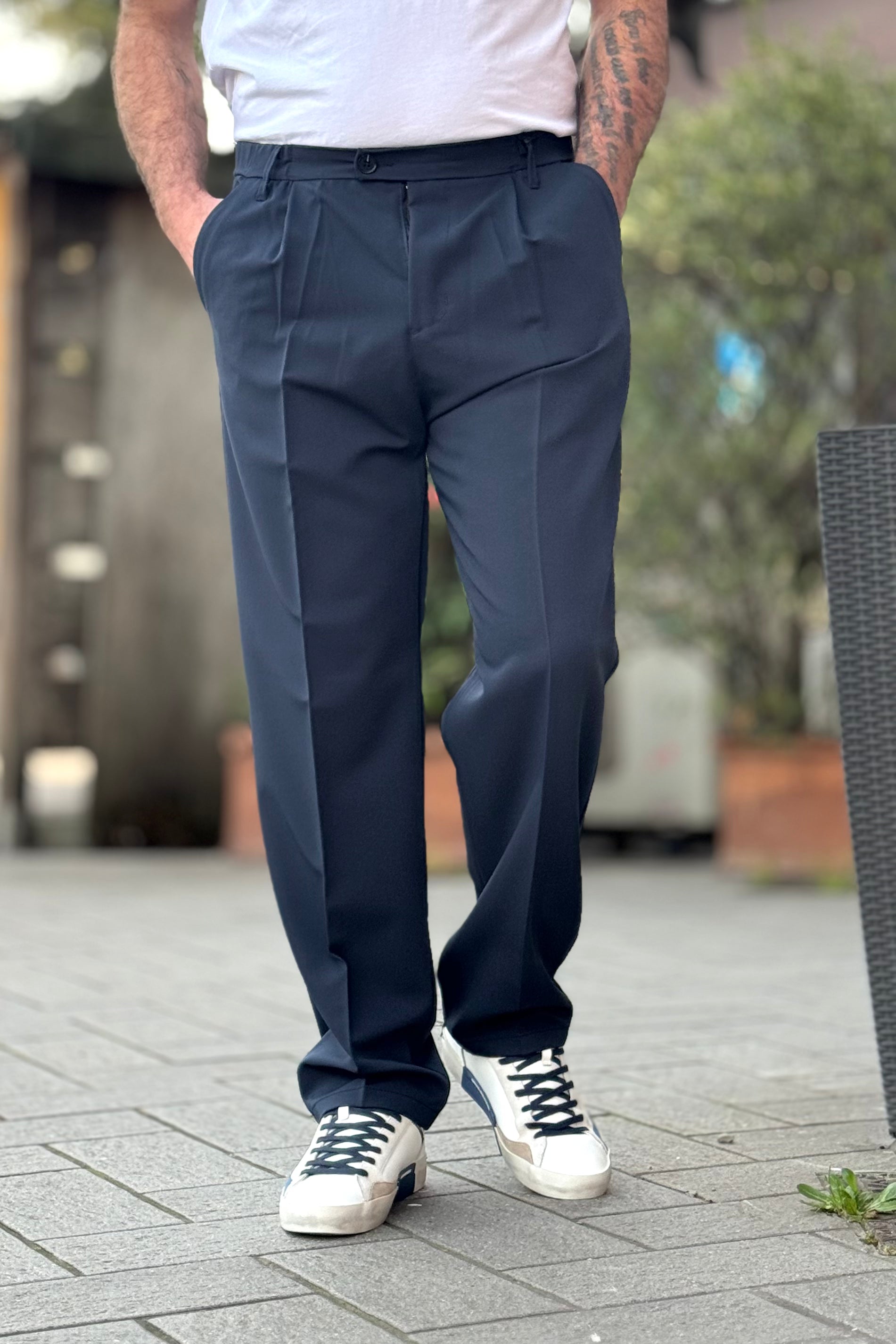 TELAMIRA PANTALONE REGULAR IN 5 COLORI