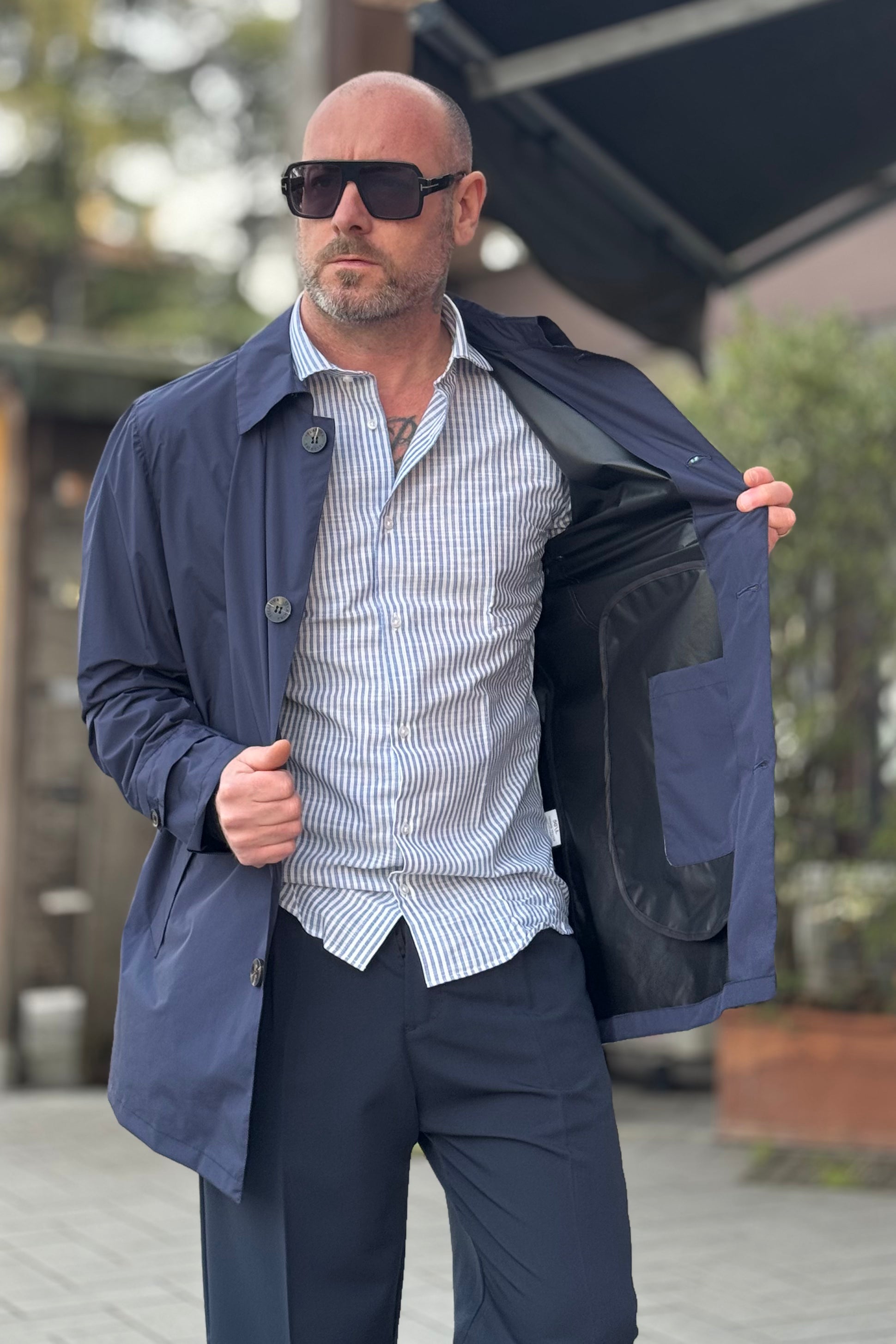 TELAMIRA IMPERMEABILE ULTRA LEGGERO IN TESSUTO TECNICO DISPONIBILE IN 2 COLORI