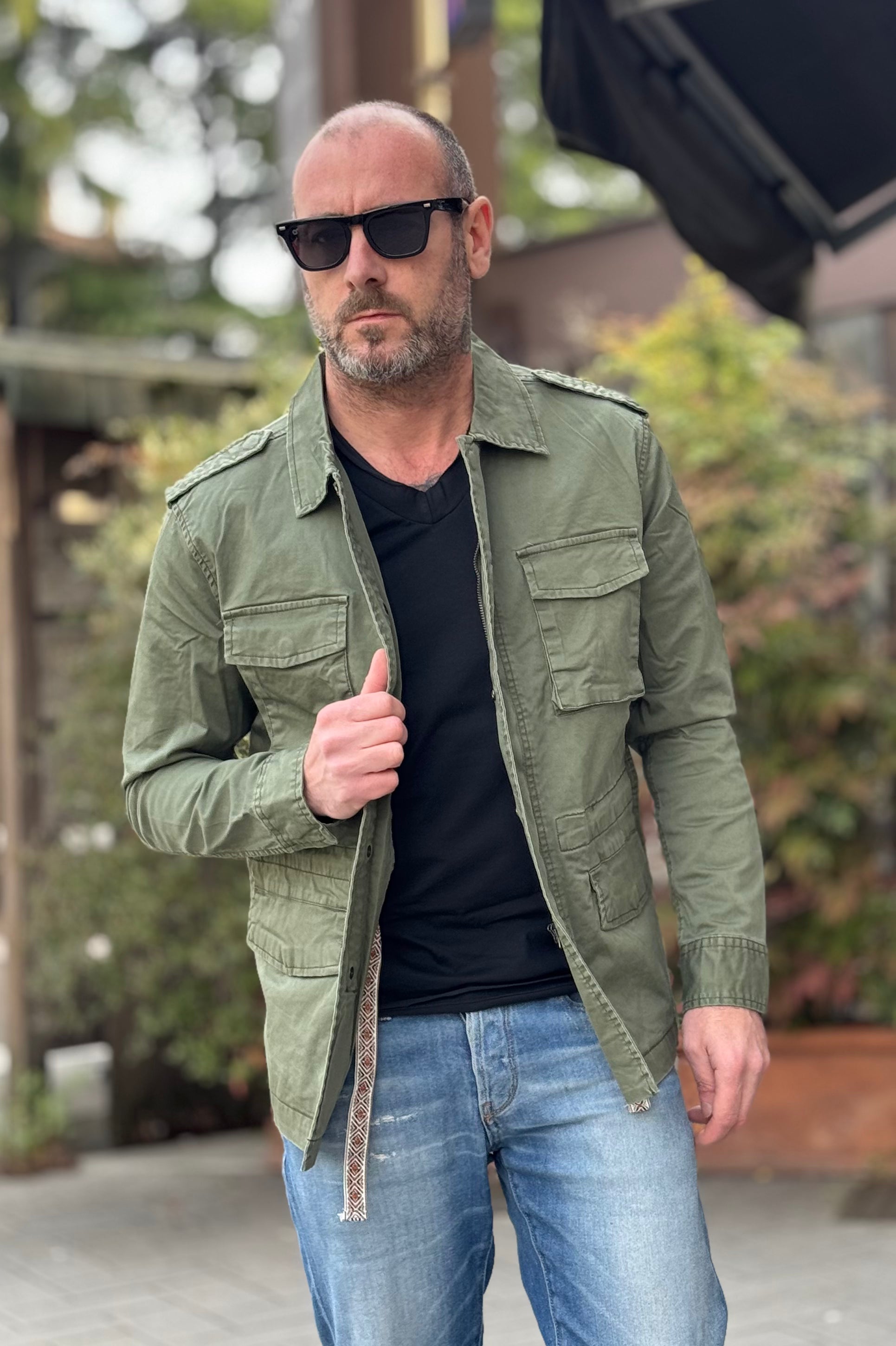 Telamira BTG051 Filjacket in cotone collo camicia disponibile in 2 colori