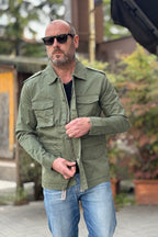 TELAMIRA BTG051 FIELD JACKET IN COTONE - Mania Fashion Clothing