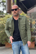 TELAMIRA BTG051 FIELD JACKET IN COTONE - Mania Fashion Clothing