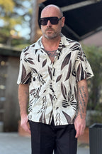 BICOLORE CAMICIA FLOREAL COLLETTO BOWLING