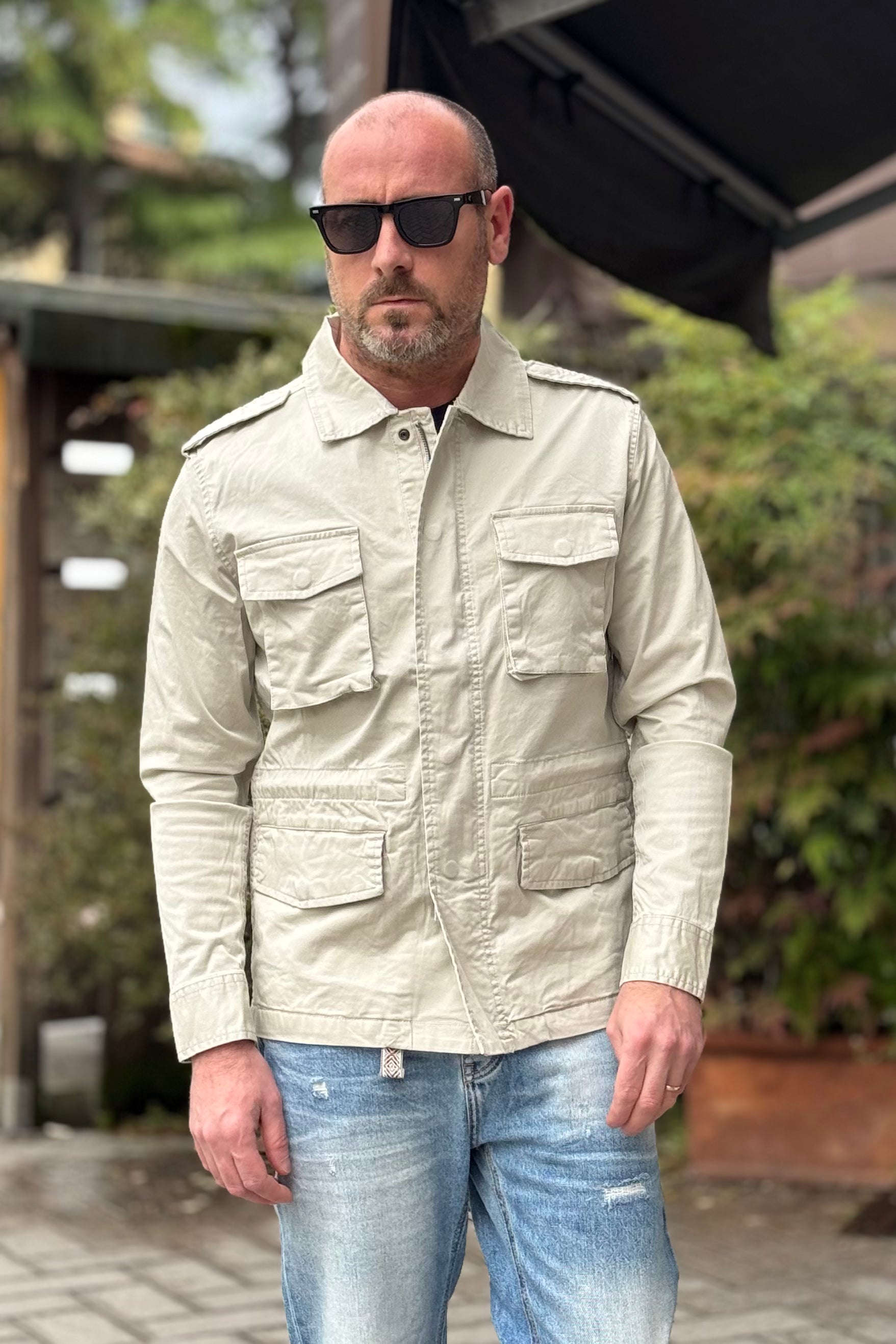 Telamira BTG051 Military Green Saharan Jacket with Pockets