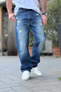 727 JEANS CON ROTTURE E ABRASIONI