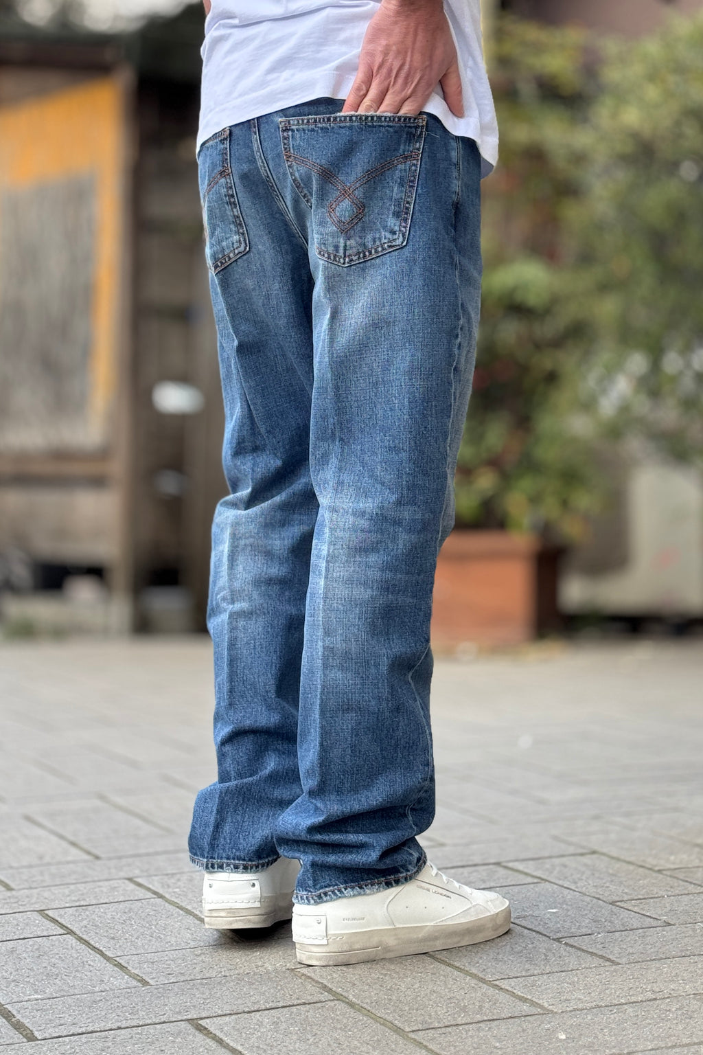 DANIELE ALESSANDRINI JEANS LARGO