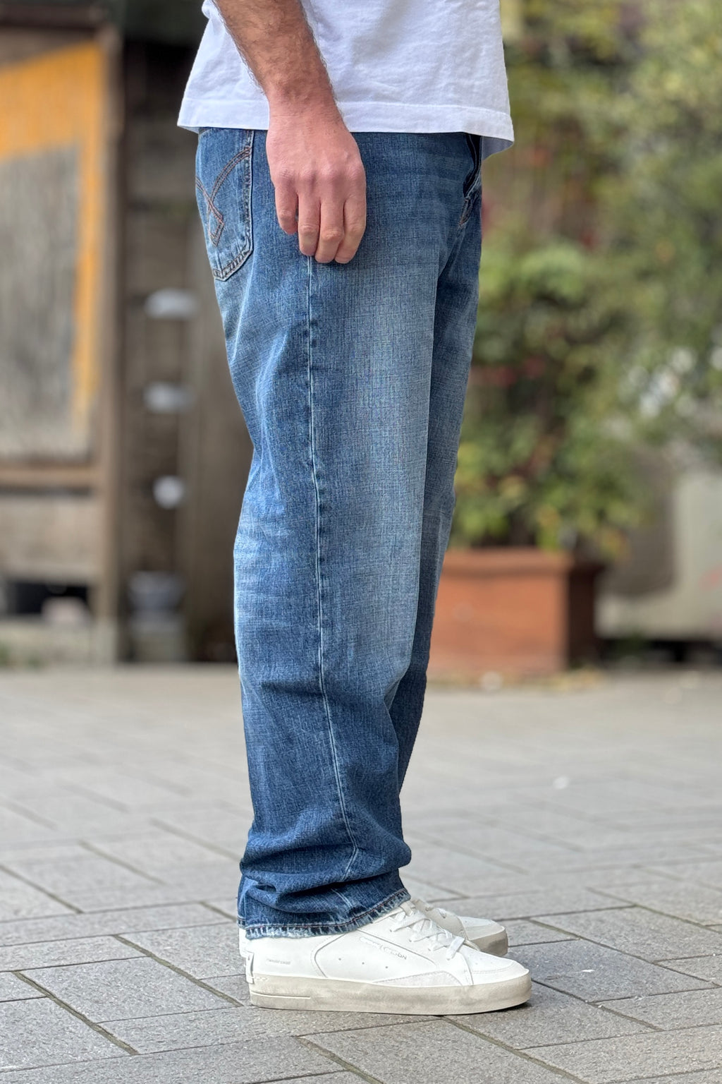 DANIELE ALESSANDRINI JEANS LARGO
