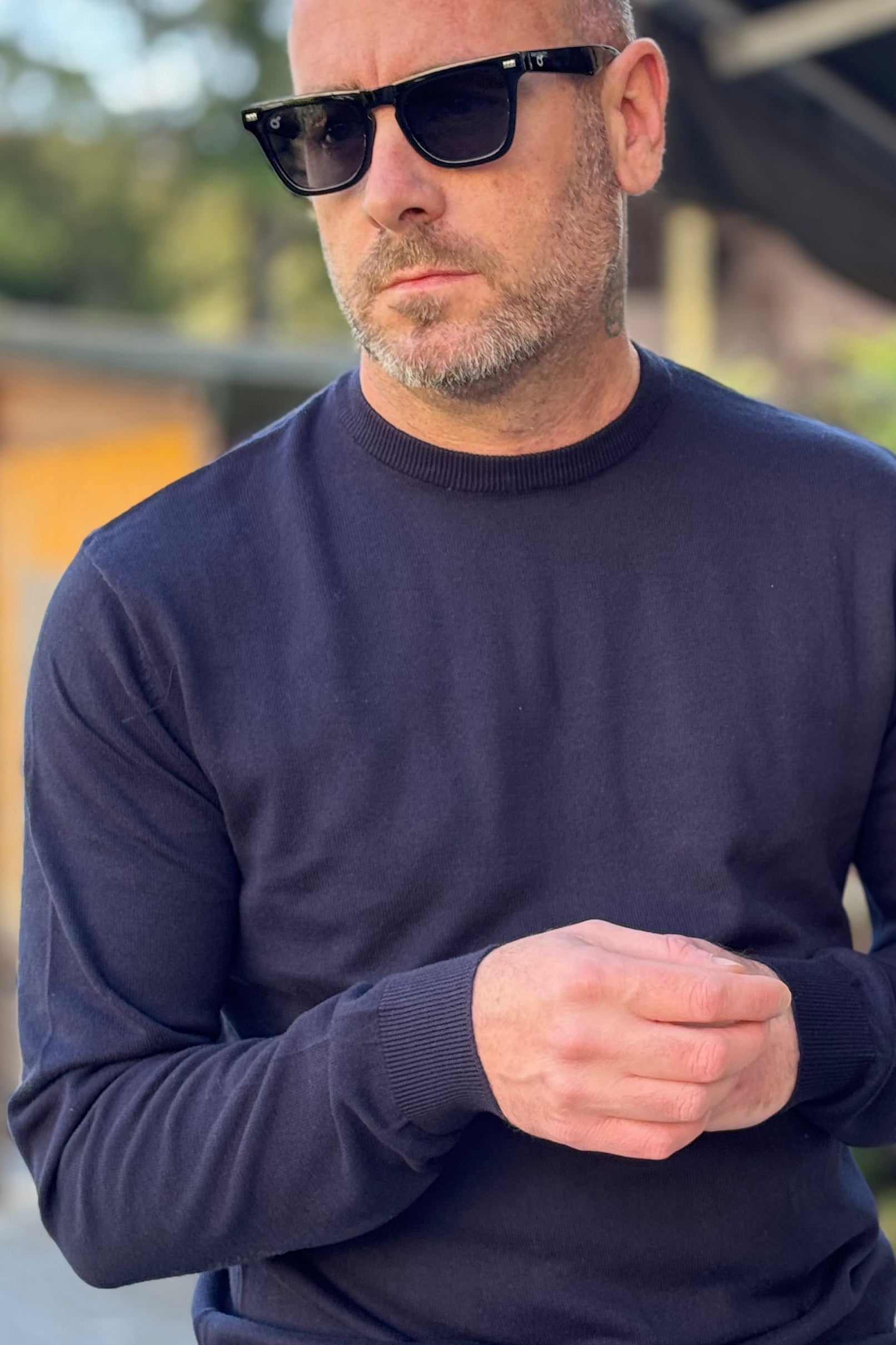 TELAMIRA MAGLIA GIROCOLLO IN COTONE DISPONIBILE IN 5 COLORI