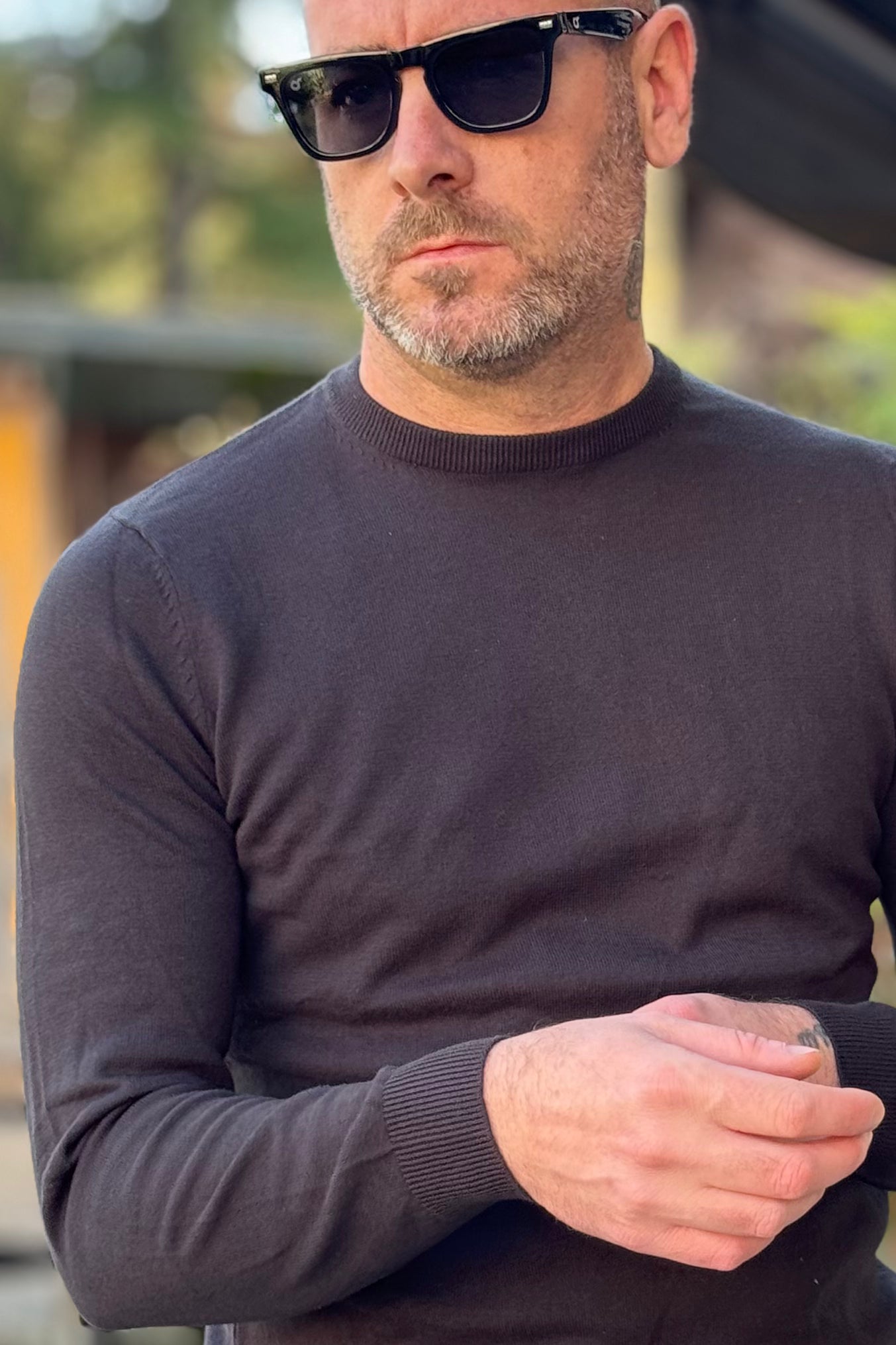 TELAMIRA MAGLIA GIROCOLLO IN COTONE DISPONIBILE IN 5 COLORI