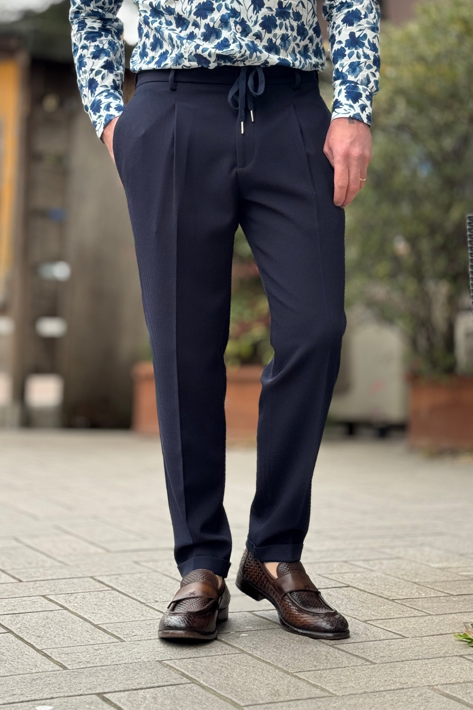 TELAMIRA PANTALONE IN TESSUTO TECNICO