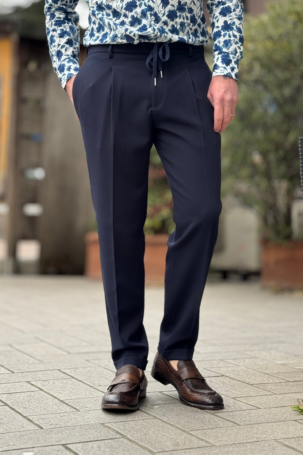 TELAMIRA PANTALONE IN TESSUTO TECNICO