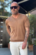 PIGNATELLI LINEA OMNIA MAGLIA V-NECK IN 100% SETA DISPONIBILE IN 2 COLORI