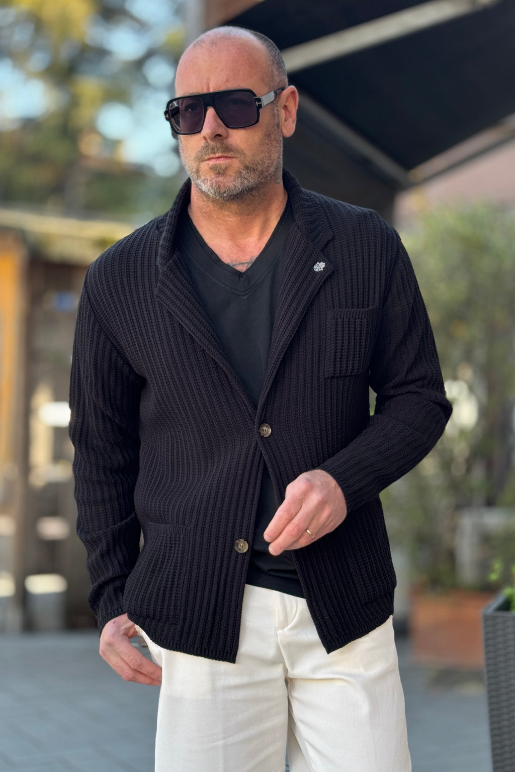 DANIELE ALESSANDRINI CARDIGAN GIACCA 2 COLORI DISPONIBILI