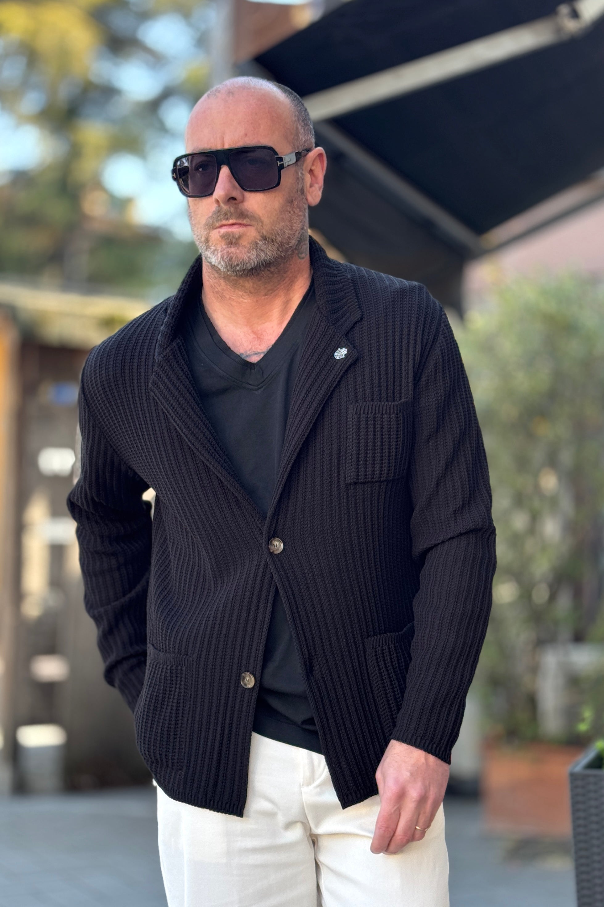 DANIELE ALESSANDRINI CARDIGAN GIACCA 2 COLORI DISPONIBILI