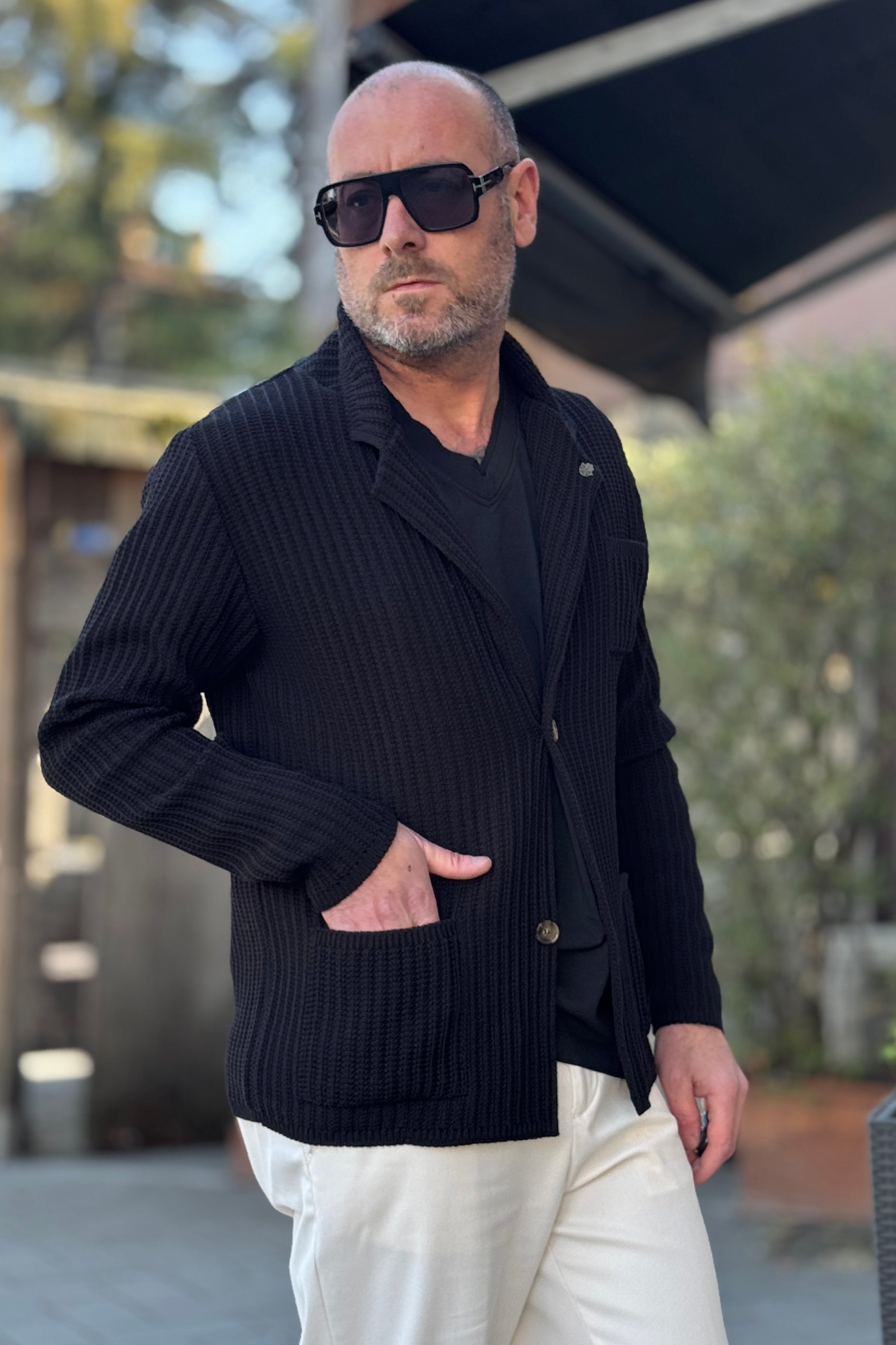 DANIELE ALESSANDRINI CARDIGAN GIACCA 2 COLORI DISPONIBILI