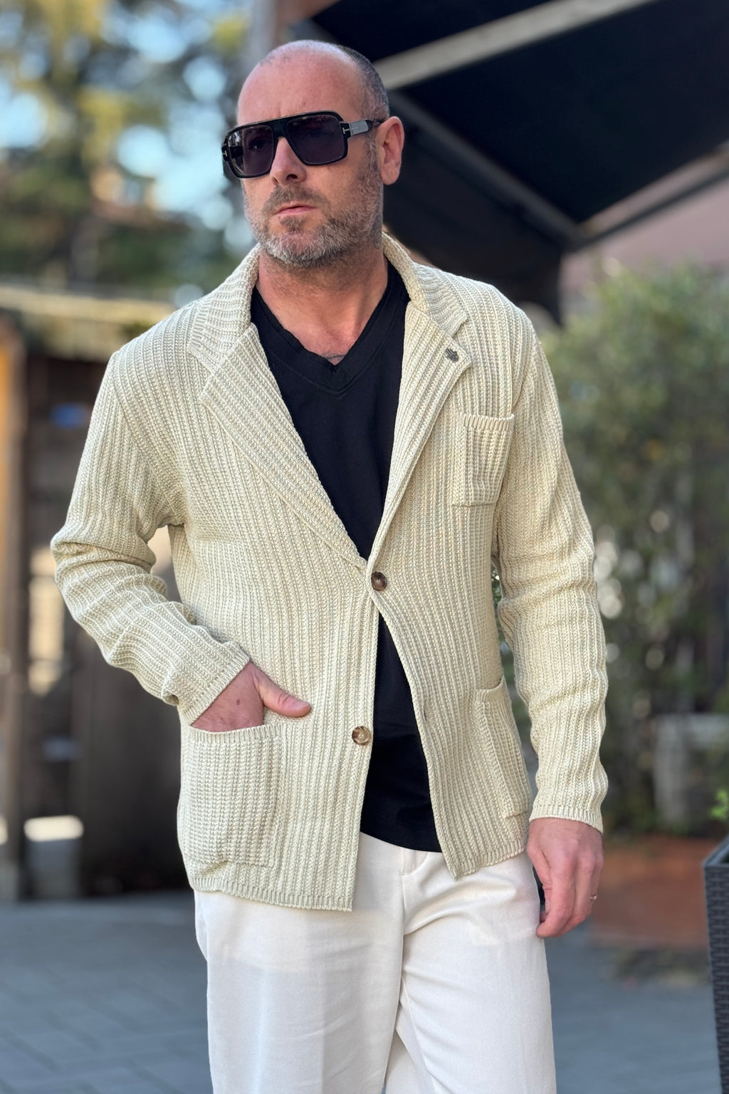 DANIELE ALESSANDRINI CARDIGAN GIACCA 2 COLORI DISPONIBILI