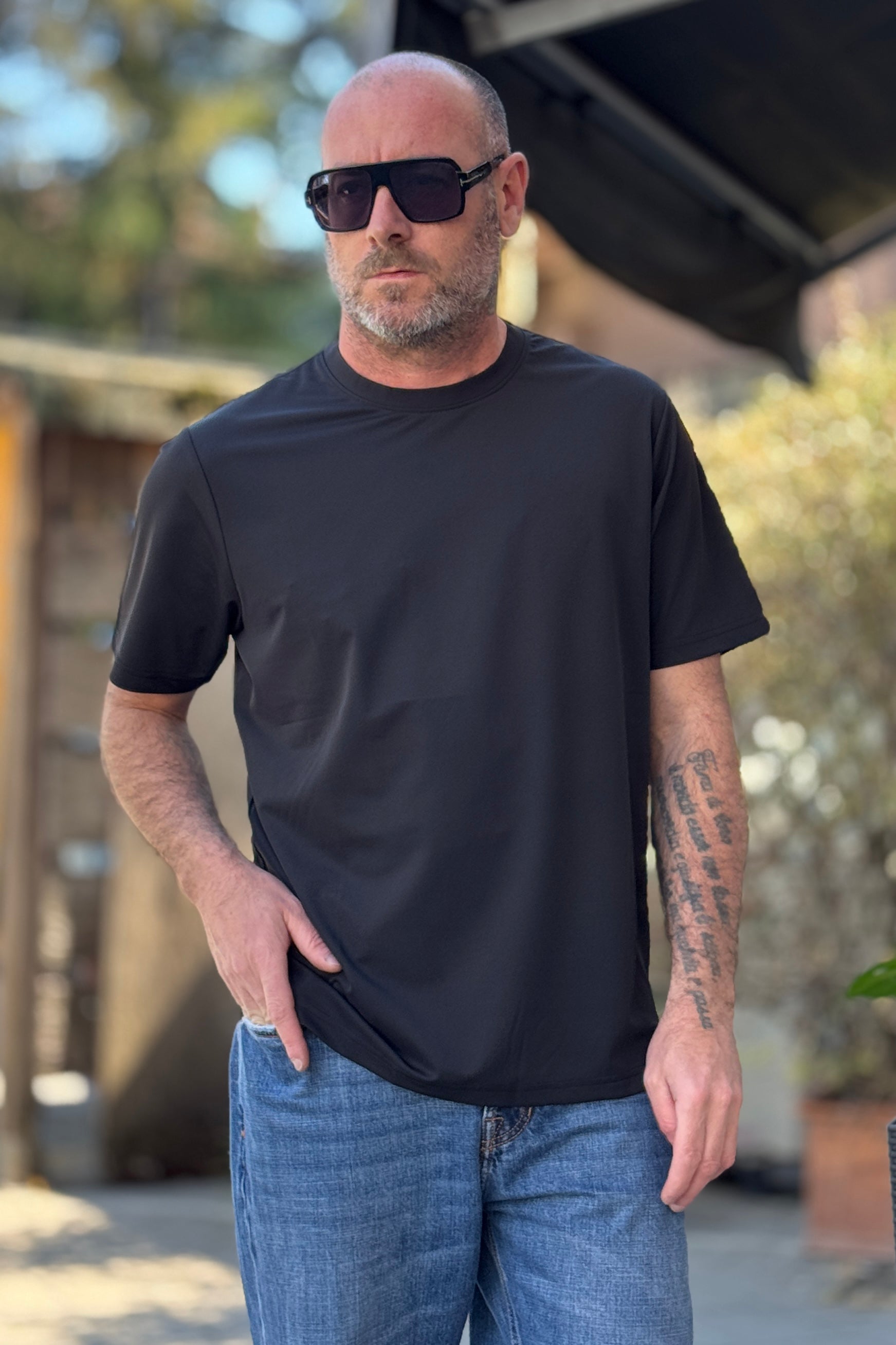 ANIMA T-SHIRT TESSUTO TECNICO NO STIRO DISPONIBILE IN TRE COLORI