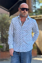 ALESSANDRO LAMURA CAMICIA FLOREALE DISPONIBILE IN DUE COLORI