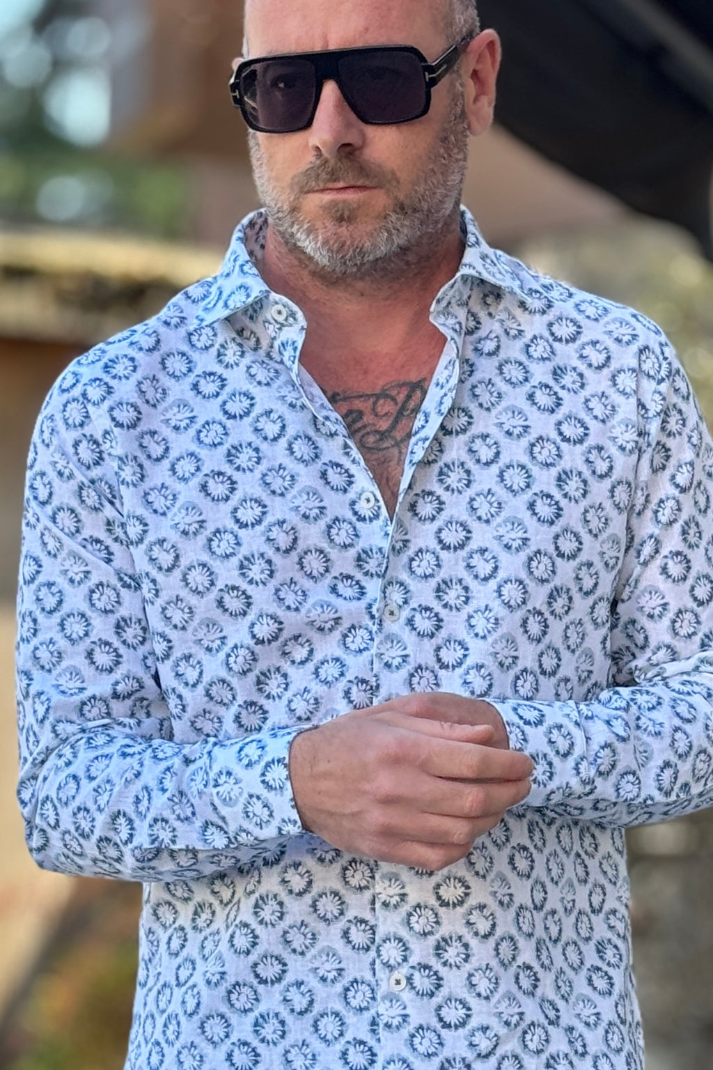 ALESSANDRO LAMURA CAMICIA FLOREALE DISPONIBILE IN DUE COLORI