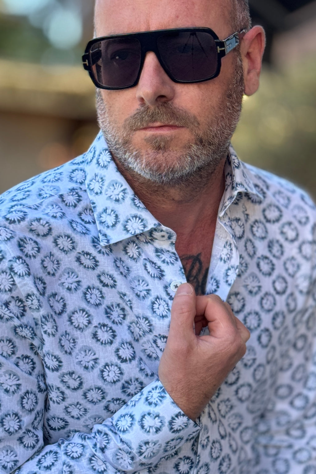 ALESSANDRO LAMURA CAMICIA FLOREALE DISPONIBILE IN DUE COLORI