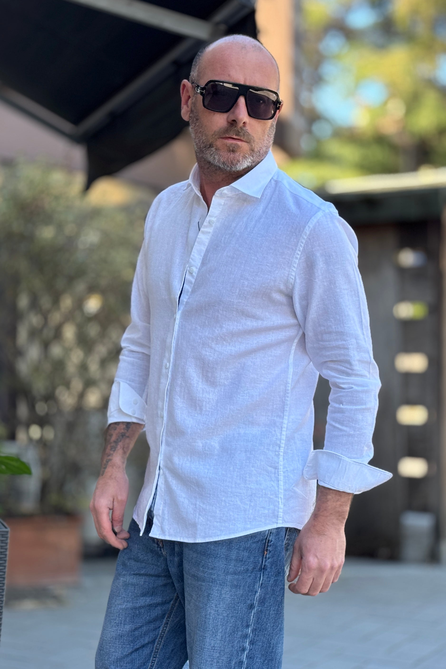 TELAMIRA CAMICIA LINO DISPONBILE IN DUE COLORI