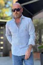 TELAMIRA CAMICIA A RIGHE