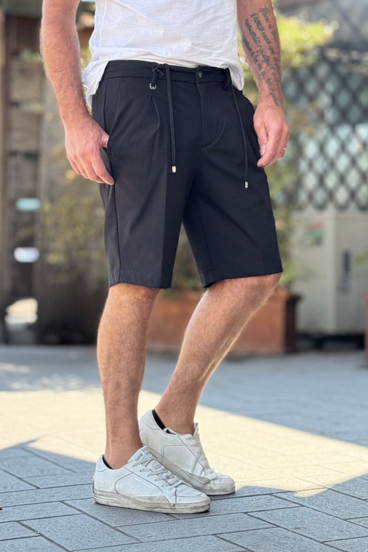 Xagon Man P25032FPLANE Bermuda con laccio in punto milano disponibile in 2 colori